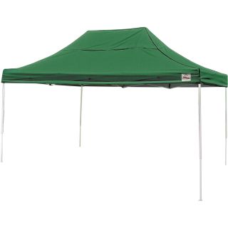 ShelterLogic Pop-Up Canopy — 15ft.L x 10ft.W, Truss Top, Straight Leg, Green, Model# 22553  Pop Up Canopies