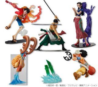 [5 + rare species included color / all six full comp set] Attack Motions BECOMING A HERO! (6 types, all gathered) ONE PIECE ATTACK MOTIONS (japan import): Toys & Games