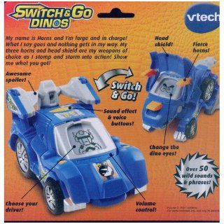 VTech Switch & Go Dinos   Horns the Triceratops Dinosaur: Toys & Games