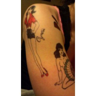 Amy Winehouse SET : (Full Size Tattoos) Temporary Tattoo: Toys & Games