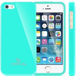 [Drop Protection] Caseology Apple iPhone 5 / 5S Slim Fit Skin Cover [Shock Absorbent] TPU Bumper Case [Turquoise Mint] [Made in Korea] (for Verizon, AT&T Sprint, T mobile, Unlocked): Cell Phones & Accessories