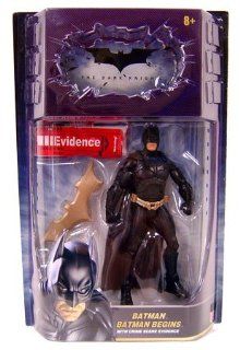 Batman Dark Knight Movie Master Deluxe Action Figure Batman from Batman Begins (Crime Scene Evidence): Toys & Games