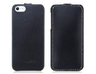 Melkco PU Leather Flip Case for iPhone 5 (Black) + Worldwide free shiping: Cell Phones & Accessories