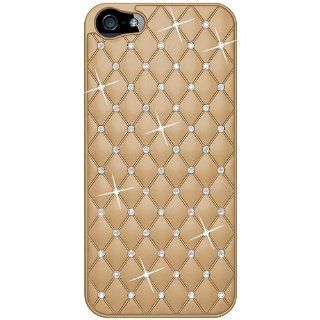 Amzer AMZ94728 Diamond Lattice Snap On Shell Case Cover For Apple iPhone 5, iPhone 5S (Fits All Carriers)    Khaki: Cell Phones & Accessories