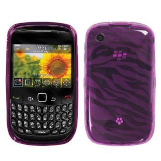 Hot Pink Zebra Skin Candy Skin Cover for BlackBerry 8520, 8530: Cell Phones & Accessories