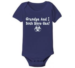 KidTeez Unisex baby Grandpa & I Both Have Gas One Piece: Clothing