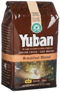 Yuban Breakfast Blend Ground Coffee, 12 Ounce Bags (Pack of 6)  Grocery & Gourmet Food
