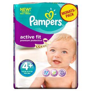 Active Fit nappies (size 4 maxi plus 9 20 kg)   1 Economy pack containing 140 nappies: Health & Personal Care