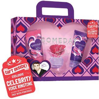 Someday by Justin Bieber Fragrance Gift Set containing EDP .5oz Spray + Body Lotion 1.7oz+Shower Gel 1.7oz Health & Personal Care