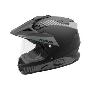 MSR Expedition Dual Sport Motorcycle Helmet Small Matte Black: Automotive