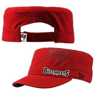 New Era Tampa Bay Buccaneers Ladies Goal To Go Military Adjustable Hat   Red