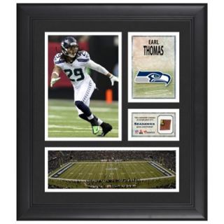 Earl Thomas Seattle Seahawks Framed 15 x 17 Collage with Game Used Football