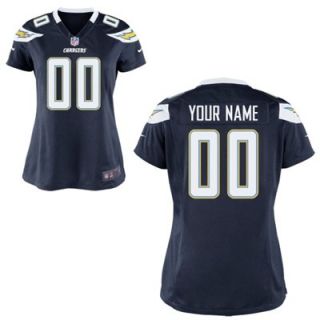 Nike Womens San Diego Chargers Customized Team Color Game Jersey
