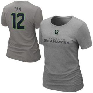Nike Seattle Seahawks 12th Fan Name and Number T Shirt   Gray