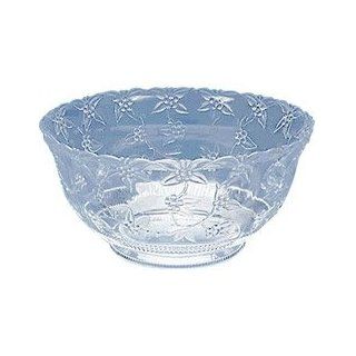 Maryland Plastics 1896 Large 12 Quart Crystal Cut Plastic Punch Bowl (06 0496) Category: Plastic Bowls: Kitchen & Dining