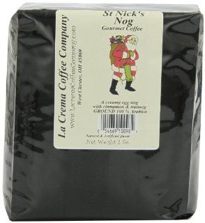 La Crema Coffee Old Santa, St Nick, 2 Pound Package : Ground Coffee : Grocery & Gourmet Food