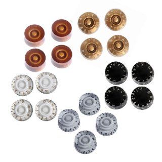 20pcs different color Speed GUITAR CONTROL KNOBS for Gibson Les Paul: Musical Instruments