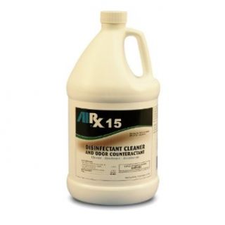 Airx RX 15 All Purpose Odor Concentrated Disinfectant Cleaner, 1 Gallon Bottle, Amber: Science Lab Disinfectants: Industrial & Scientific