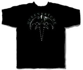 Queensryche   Empire Adult T Shirt, Size: Large, Color: Black: Clothing
