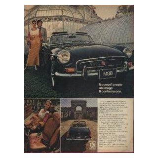 1972 MG B ROADSTER COLOR AD "It doesn't Create an Image. It confirms One"   USA !! : Other Products : Everything Else