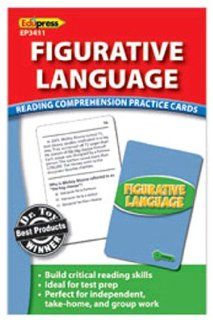 Edupress Figurative Language Reading Comprehension Practice Cards Green