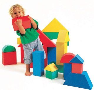 Edushape Giant Blocks, Assorted Bright Colors: Toys & Games