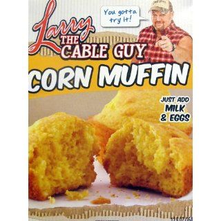Larry the Cable Guy Corn Muffin Mix 12.5 Oz. Box.You Gotta Try It! Git R Done : Grocery & Gourmet Food
