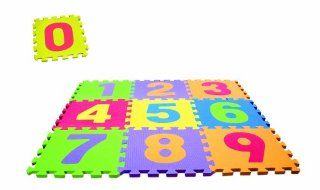 Edushape Edu Tiles   Numbers, 10 Piece Set : Foam Floor Mats : Baby