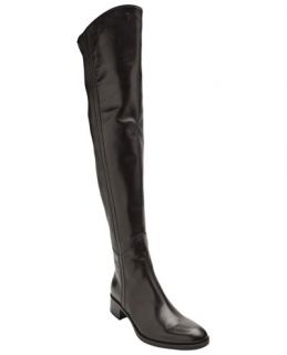 Le Pepe Over The Knee Boots With Piping Detail