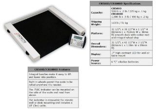 Detecto Digital Portable Bariatric "Roll a weigh" Wheelchair Scale, 1000lbs., Model#CR 1000D, Made in the USA : Other Products : Everything Else