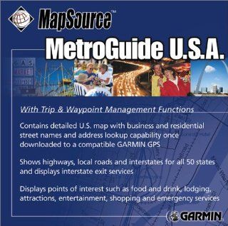 Garmin MetroGuide 2001 U.S.A. Street Map CD ROM (Windows): GPS & Navigation