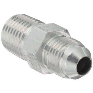 Eaton Aeroquip 2021 4 5S Male Connector, Male 37 Degree JIC, Male Pipe Thread, JIC 37 Degree & NPT End Types, Carbon Steel, 1/4 NPT(m) x 5/16 JIC(m) End Size, 5/16" Tube OD: Flared Tube Fittings: Industrial & Scientific