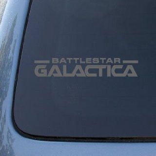 BATTLESTAR GALACTICA LOGO   Vinyl Decal Sticker #A1425  Vinyl Color: Silver: Automotive