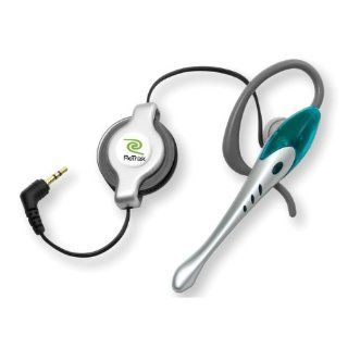 ReTrak Retractable Headphone Speaker with Boom Microphone (ETPHONEBOOM): Cell Phones & Accessories