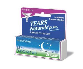 Alcon Tears Naturale P.M. Lubricant Eye Ointment, 1/8 Ounce Tubes (Pack of 2): Health & Personal Care