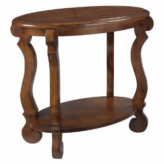 Siena Oval End Table in Tuscany Finish  
