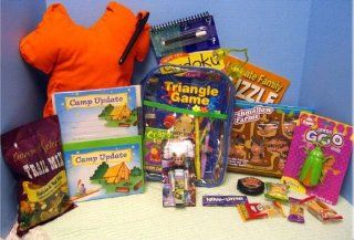 Camp Care Package   Gift Basket for Kids At Camp, Grandma's, Etc.   Boys Food and Candy Version: Toys & Games