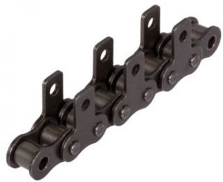 Roller chain with straight attachments 12 B 1 M1 2xp attachments slim version on both sides: Industrial & Scientific