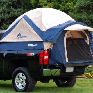 2002 2006 Chevrolet Avalanche 1500 Tent   Napier, Direct fit, Nylon, Blue and gray