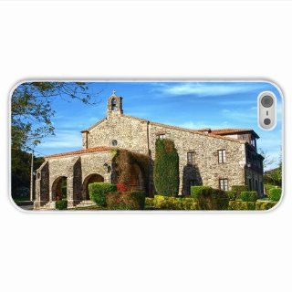 Tailor Apple 5 5S City Temple Monastery Cathedral Spain Cantabria Stone Of Unique Gift White Cellphone Skin For Everyone: Cell Phones & Accessories