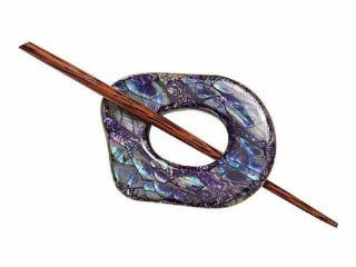 Buttons.etc Exotic Shawl Pins, 32501   Navy Shell: