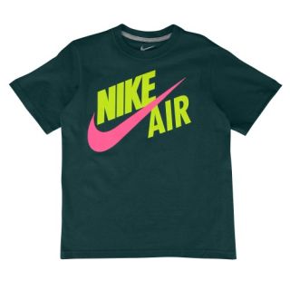 Nike Graphic T Shirt   Boys Grade School   Casual   Clothing   Dark Atomic Teal/Cyber/Pink