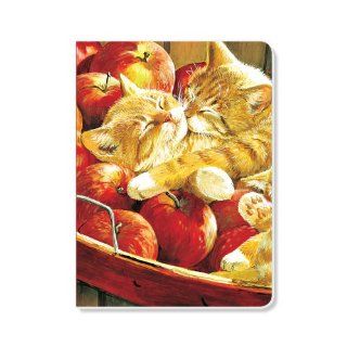 ECOeverywhere Apples Journal, 160 Pages, 7.625 x 5.625 Inches, Multicolored (jr90121) : Hardcover Executive Notebooks : Office Products
