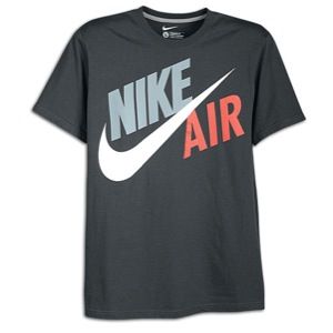 Nike Air Futura 1 Short Sleeve T Shirt   Mens   Casual   Clothing   Anthracite