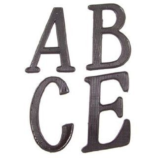 4 Inch Zinc Alloy Black Finish House Letters A F Only Price for 1 Letter   House Numbers  