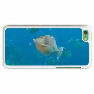 Customize Apple 5C Animal Unicorn Fish Of Girlfriend Present White Case Cover For Everyone: Cell Phones & Accessories