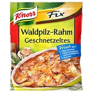 Knorr Fix creamy mushrooms stripes (Waldpilz Rahm Geschnetzeltes) (Pack of 4) : Mixed Spices And Seasonings : Grocery & Gourmet Food
