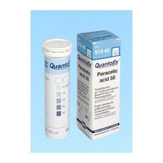 SEOH Indicator to Detect Peracetic acid 50 ppm Quantofix 100 Analytical Strips: Ph Test Strips: Industrial & Scientific