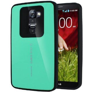 [Mint] Mercury Goospery LG G2 Case [Focus Bumper] Premium Dual Layered Rugged Anti Shock Protection   [Except Verizon] AT&T, Sprint, T Mobile, International, and Unlocked   LG Optimus G2 D802 2013 Model: Cell Phones & Accessories