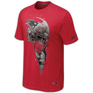 Nike NFL Tri Blend Helmet T Shirt   Mens   Football   Clothing   New England Patriots   University Red